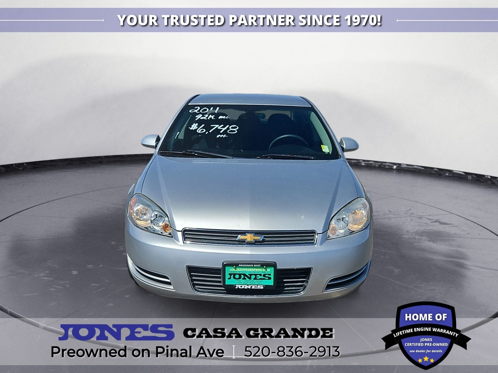 Used 2011 Chevrolet Impala 1FL with VIN 2G1WF5EK3B1239347 for sale in Casa Grande, AZ