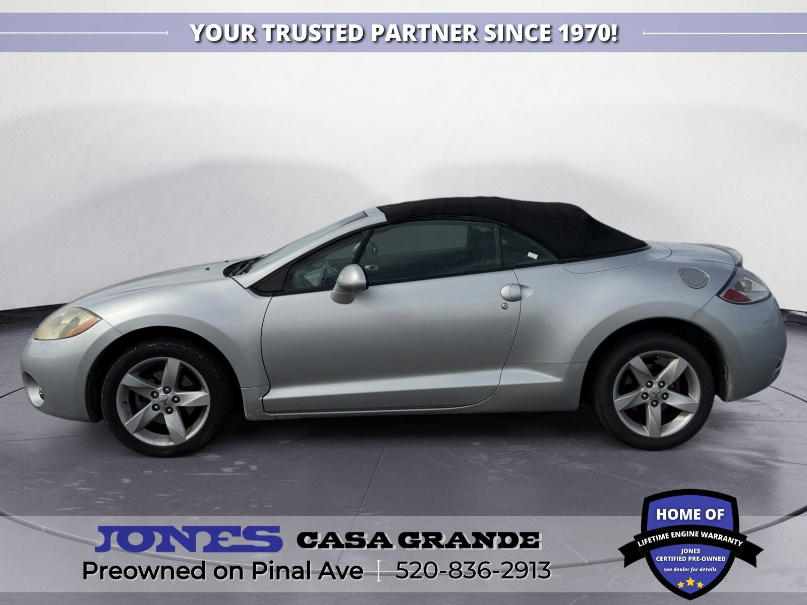 Used 2007 Mitsubishi Eclipse Spyder GT with VIN 4A3AL35T37E015439 for sale in Casa Grande, AZ