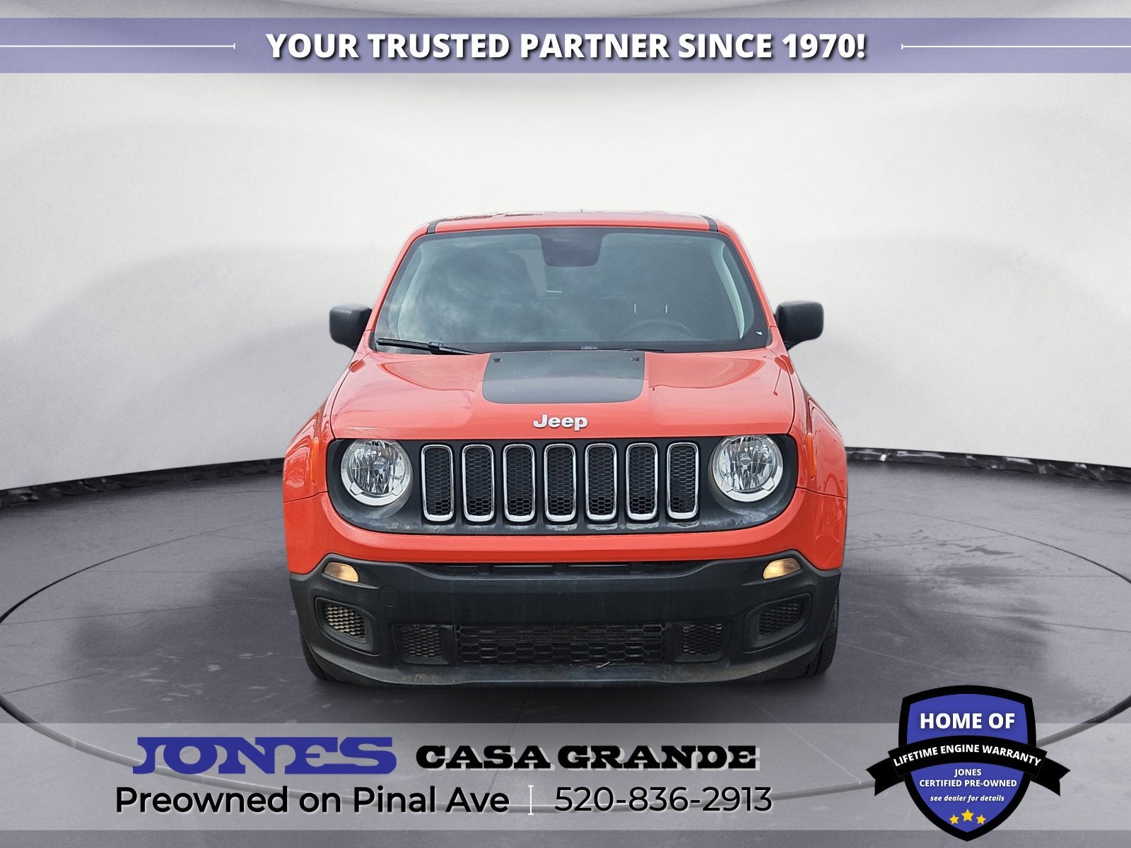 Certified 2018 Jeep Renegade Sport with VIN ZACCJAAB7JPG95234 for sale in Casa Grande, AZ