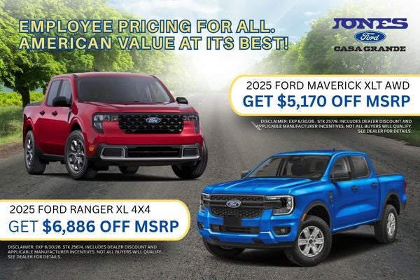 2025 Ford Maverick & 2025 Ford Ranger 