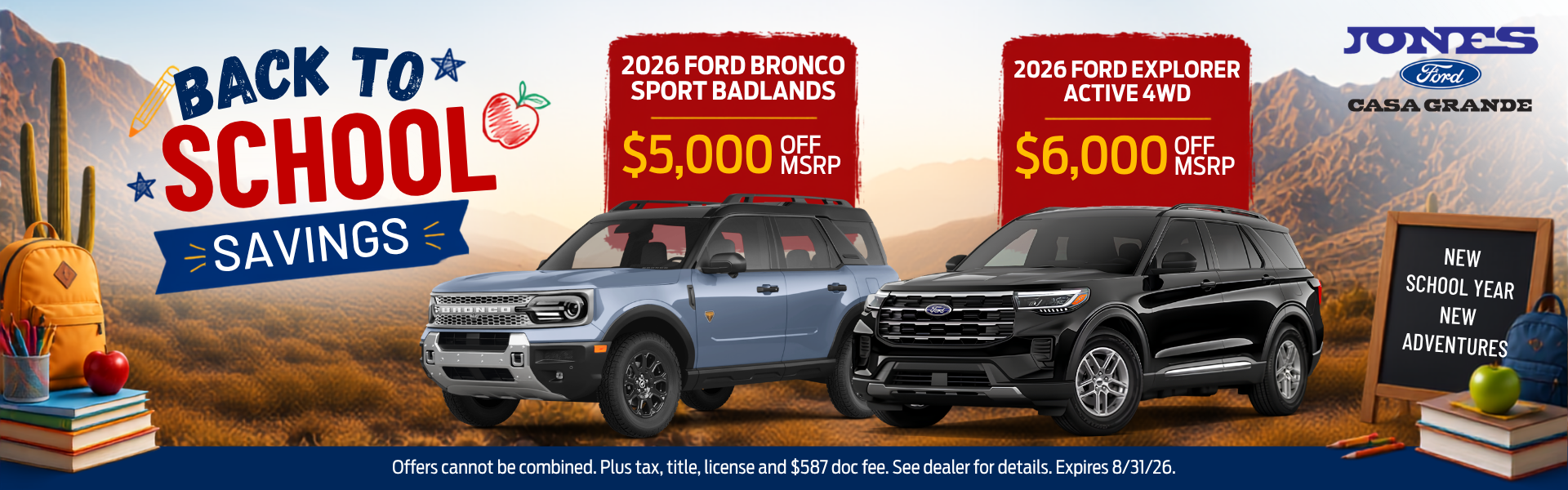 Bronco and Explorer