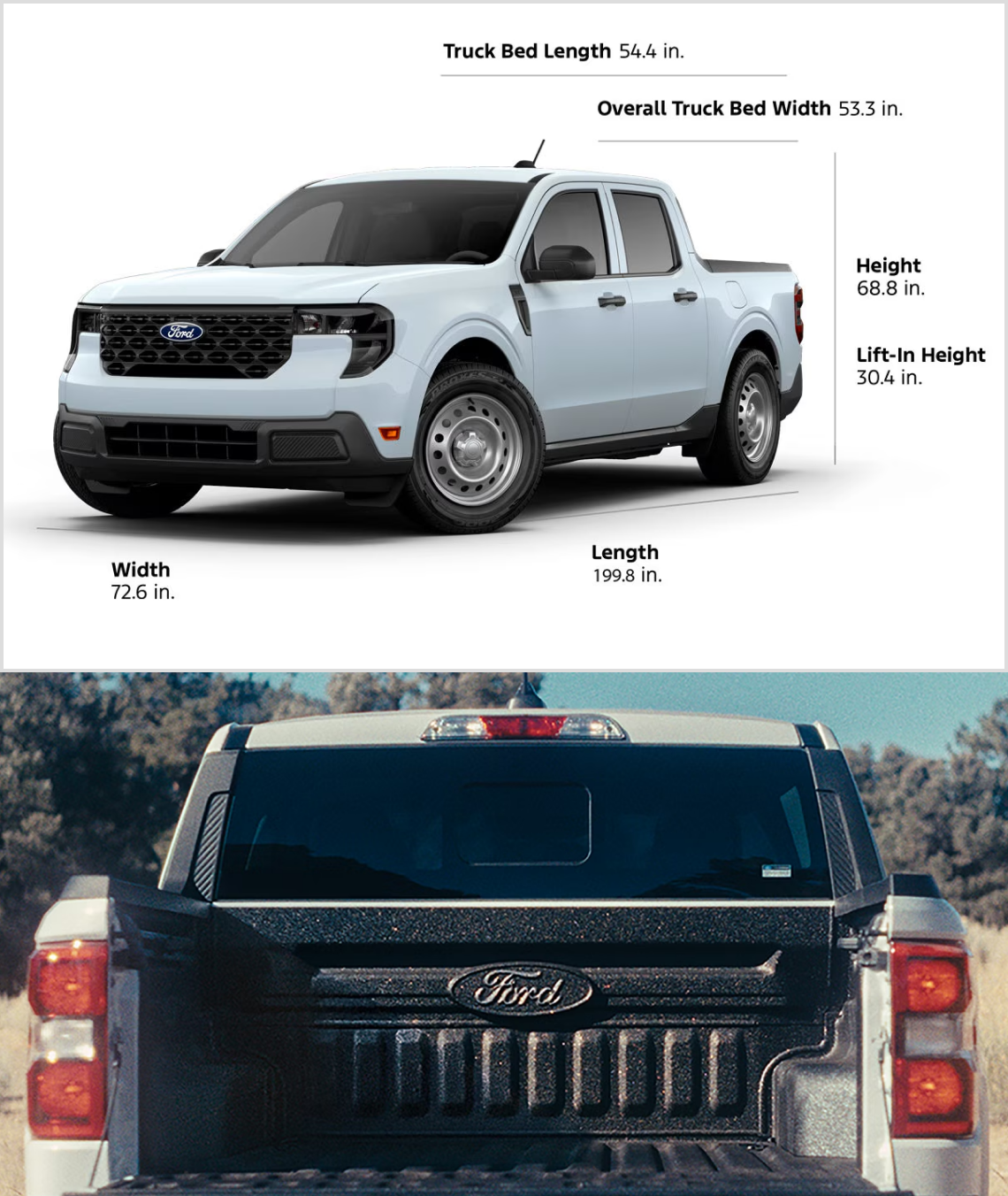 Ford Maverick Size: Exterior and Bed Dimensions