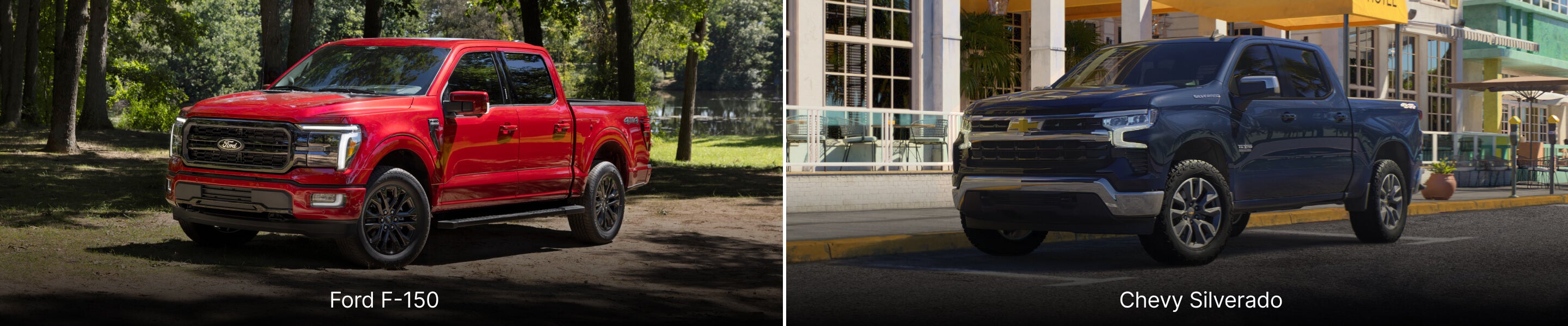 Ford F-150 and Chevy Silverado