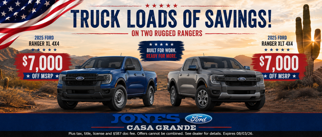 Trucks Loads of Savings on Ranger XL and XLT