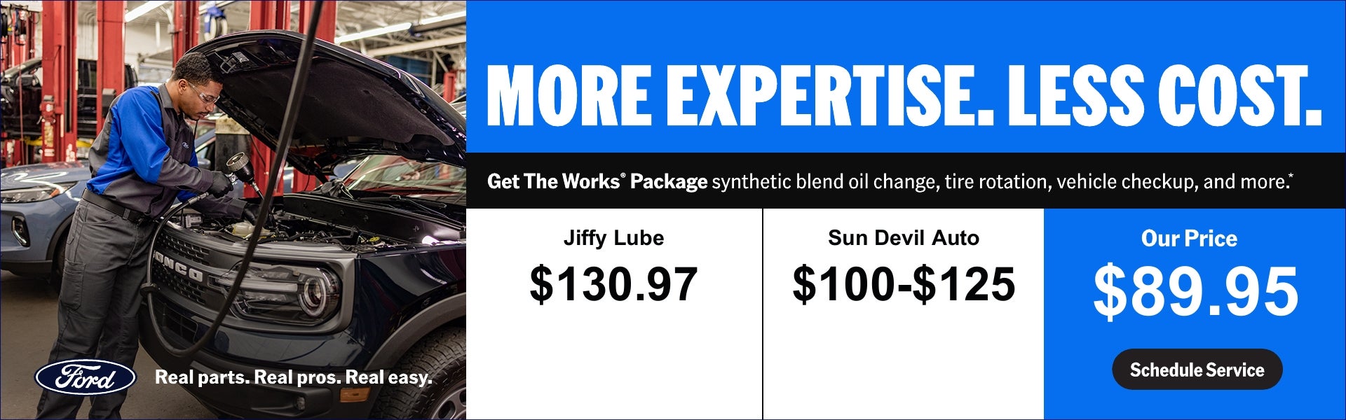More Expertise, less cost