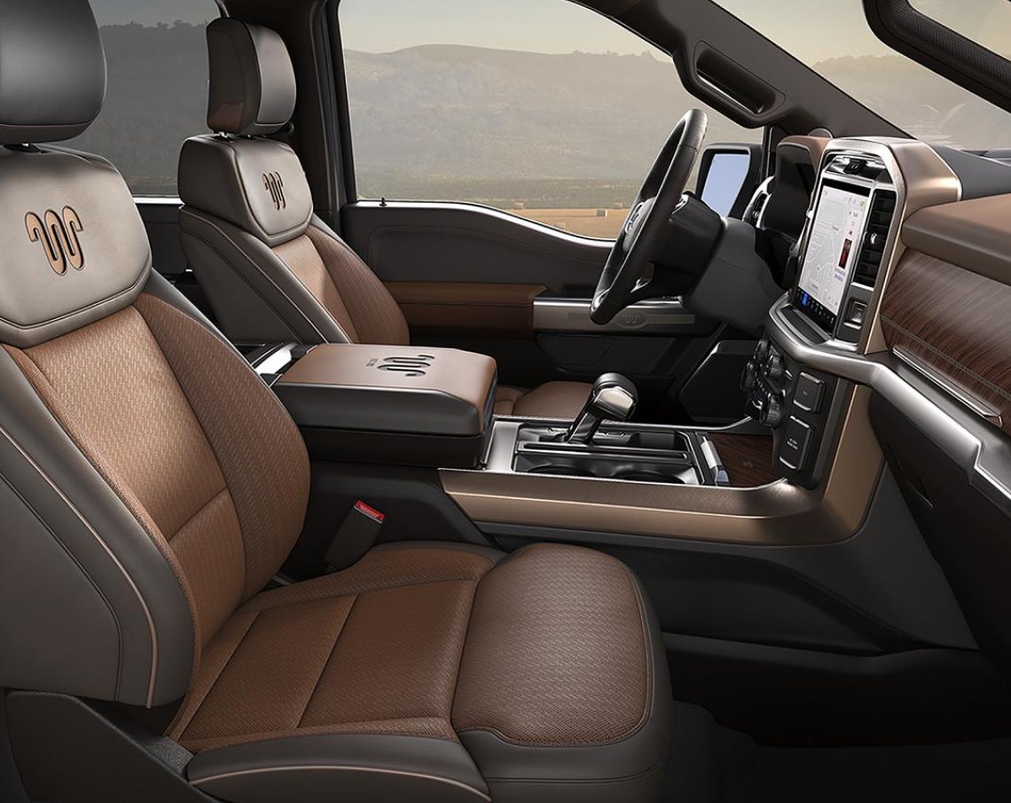 Ford F-150 Interior in Brown