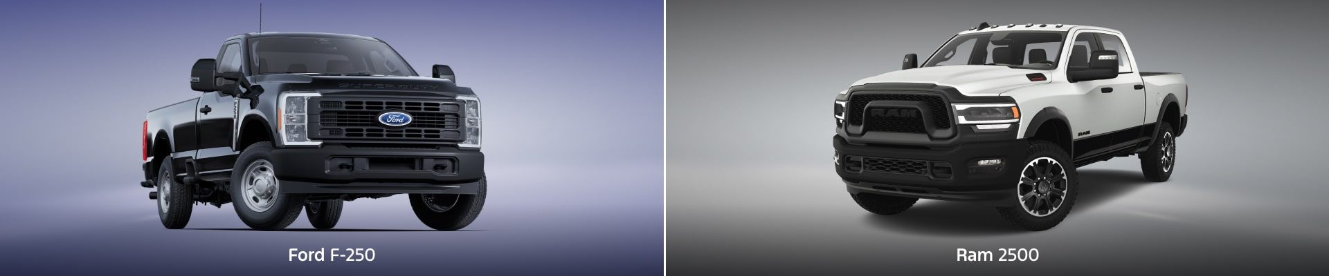 Ford F-250 Vs. Ram 2500